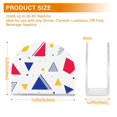 thumbnail image 4 of Yayeee Napkin Holder for Table Kitchen Paper Tissue Organization, Simple Triangles, 4 of 8