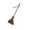 Brown, variant on Leeye Mini Desk Broom and Dustpan Set, Small Handheld Broom for Keyboard, Natural Bristle Desktop Sweeper for Home Office Craft, Brown