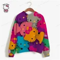 thumbnail image 2 of Sudadera HELLO KITTY para mujer, sudaderas de manga larga, ropa de calle, nueva moda 2024, otoño invierno, estampado de dibujos animados, pulóveres, tops y2k, 2 of 5