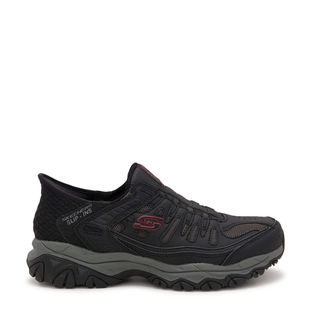 Skechers Slip-On Extra Grand pour Hommes Hands Free Slip-Ins après Brûlure M. Fit Ridgeburn