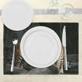 thumbnail image 3 of Ambesonne Animal Place Mats Set of 4, Tiger Couple in Jungle, Standard Size, Grey and Ginger, 3 of 6