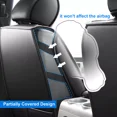 thumbnail image 5 of Telimocy Customed for Ford F-150 2015-2022 Car Seat Covers, Waterproof Front Back Pickup Truck PU Leather Cushion Protector Black w/ Red Line, 5 of 10