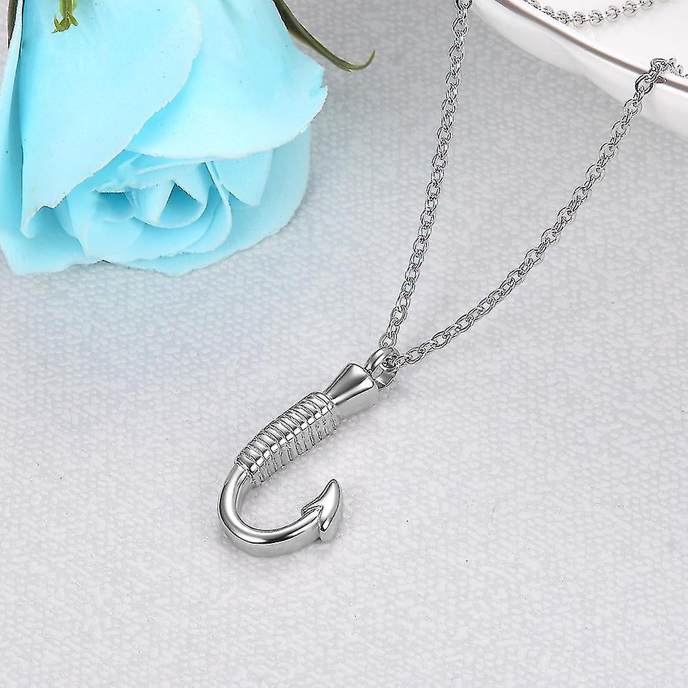 Fish hook urn necklace outlet