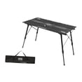 thumbnail image 2 of Mesa de campamento con bolsa de almacenamiento muebles de campamento compacta mesa plegable resistente Negro, 2 of 8