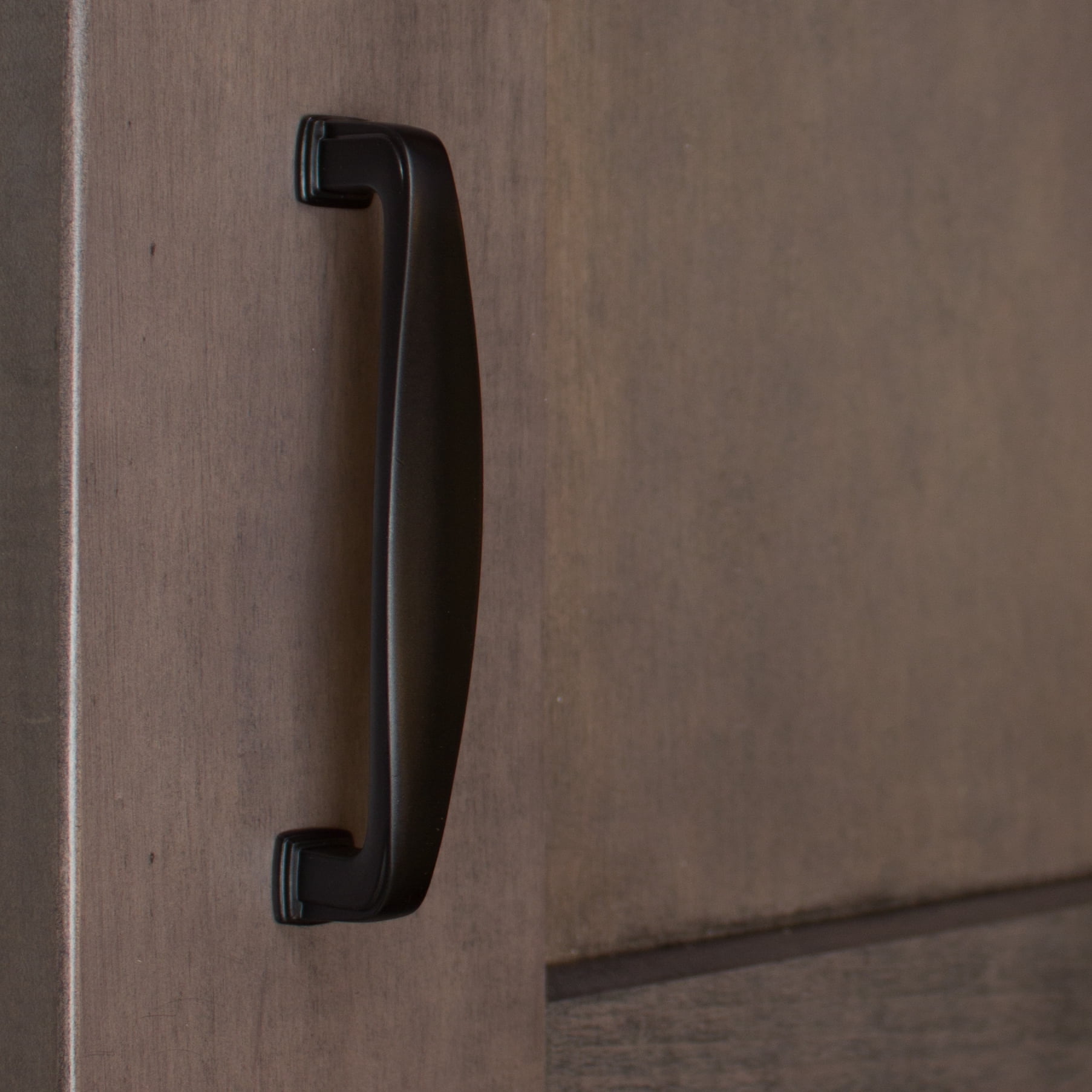 GlideRite 3-3/4 in. Center Classic Cabinet Pull Handles, Matte Black, Pack of 10
