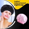 thumbnail image 2 of Sonducket Gorro para el pelo de ala ancha, bufanda para la cabeza de baño, gorro para dormir, gorro a la moda, turbantes, cubierta para la cabeza, Sombreros Rosa Sonducket AP008211-12, 2 of 6