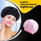 thumbnail image 3 of Capó de pelo de ancho de ancho de bronceado bufanda bufanda de dormir gorra de moda softness sombrero turbans cabeza cubierta de pelo envolturas para las mujeres durmiendo rosa sidaley AP008211-12, 3 of 6