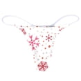 thumbnail image 2 of Culottes pour Femmes String pour Femmes T-Back Taille Basse Culottes Coton Sans Coutures sous-Vêtements Aguichant g-String Bikini String L, 2 of 5