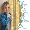 thumbnail image 3 of Blackout Kids Curtains,Yellow Daisy Pattern Childrens Insulated Curtains Set Of 2,Bedroom Essentials,Toddler Room Decor 42"x63", 3 of 5
