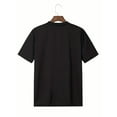 thumbnail image 2 of Men'S Casual Crew Neck T-Shirt with "They Not Like Us" Print, Cotton Knit Fabric with Slight Stretch, Regular Fit for Summer, 2 of 6