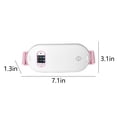 thumbnail image 3 of COFEST Portable Heating Pad, Heating Pad for Back Pain with 3 Heat Mode and 3 Vibration Massage Modes, Portable Electric Fast Heating Wrap Belt for Women pink, 3 of 8