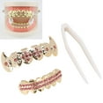 thumbnail image 4 of Gold Teeth Brace Set Metal Teeth Decoration Jewelry for  Party Hip Hop Show, 4 of 7