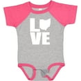 thumbnail image 3 of Inktastic Ohio Love Boys or Girls Baby Bodysuit, 3 of 5