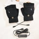 thumbnail image 4 of Guantes calefactores USB, calentadores de manos de felpa con dedos abiertos, guantes calefactores eléctricos de dos lados, extraíbles y lavables, tesoro de carga, 4 of 5