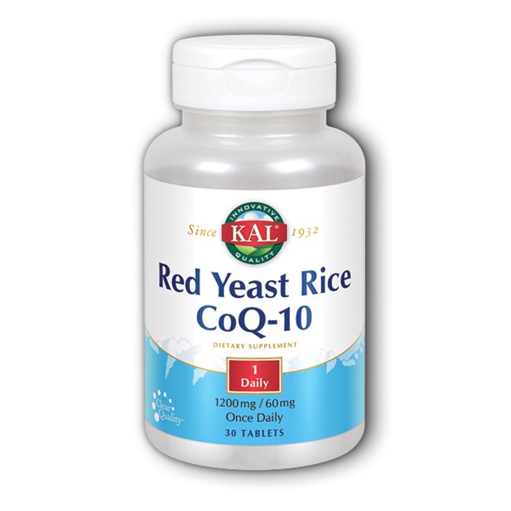 Red Yeast Rice CoQ10 Once Daily Kal 30 Tabs