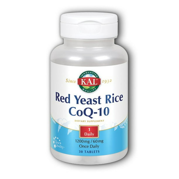 Red Yeast Rice CoQ10 Once Daily Kal 30 Tabs