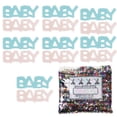 thumbnail image 2 of Confetti Word BABY Blue, Pink - Half Pound (8 oz) - CCL7834, 2 of 8