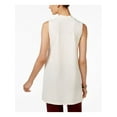 thumbnail image 2 of Alfani Womens Textured Hi-Low Pullover Blouse, Off-White, X-Large, 2 of 4