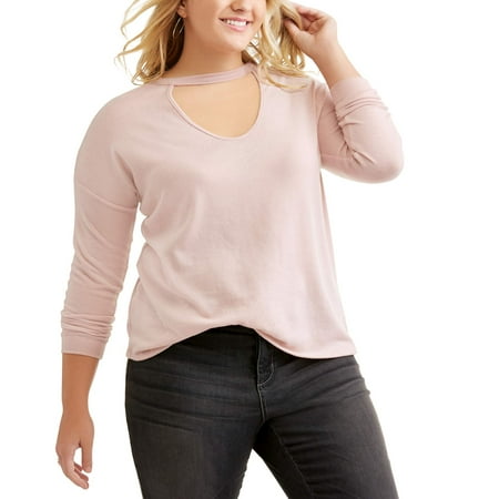Junior Plus Boxy Choker Tee