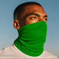 thumbnail image 2 of Solid Unisex Summer Neck Gaiter Sun Protection Ice Silk Cooling Face Mask Neck Scarf Thin Breathable Bandana for Cycling Fishing 1 PC Army Green One Size, 2 of 7