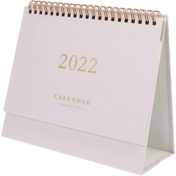2022 Desk Calendar Monthly Stand Up Calendar Standing Flip Calendar