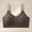 🔥 Coffee, variant on YYV No Underwire Front Open Bras for Women Push up Bra No Underwire Front-Closure Beautiful Back Sports Bra Solid Color Elastic Straps Wireless Support Breathable Front Clip U Back Design