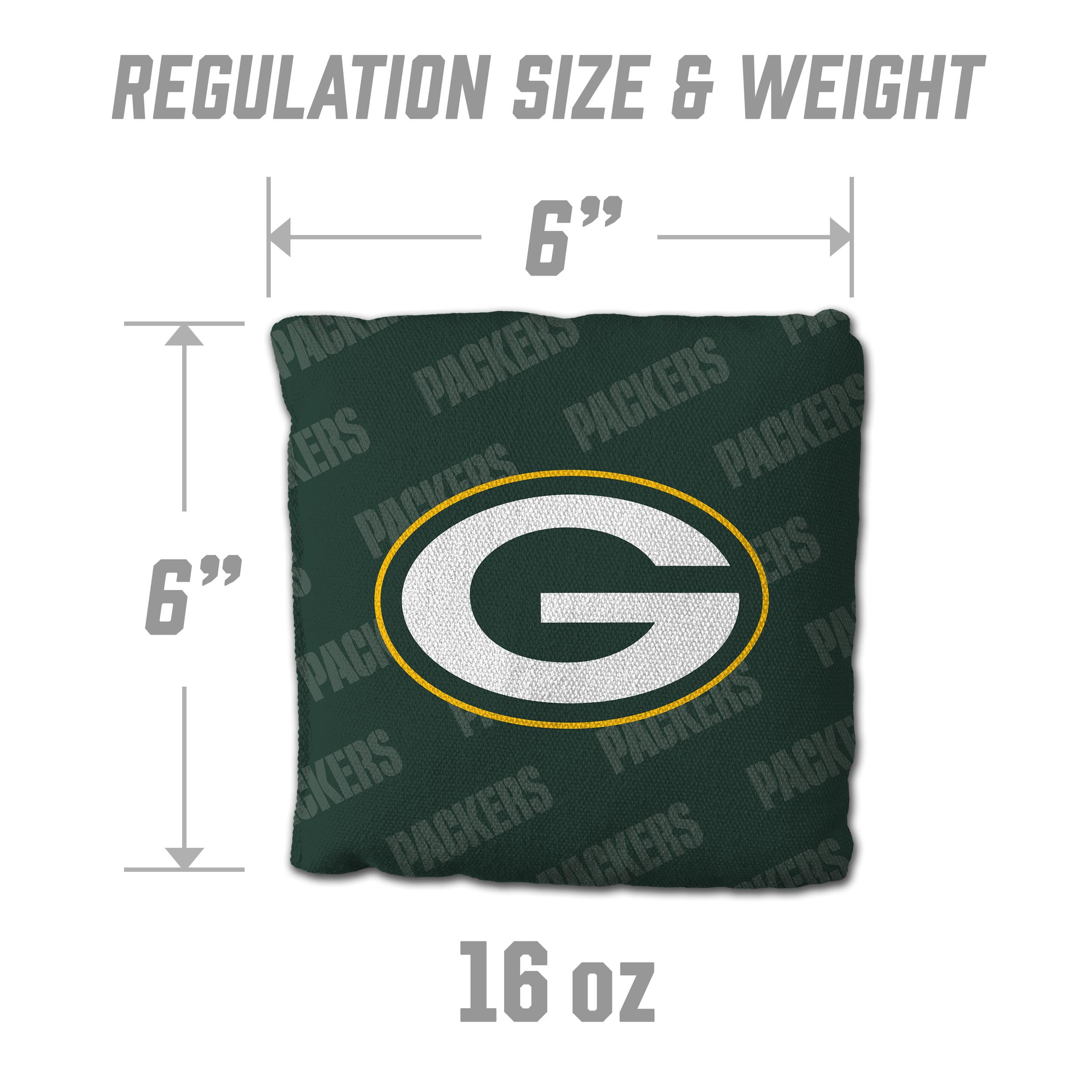 NFL Green Bay Packers Cornhole Bags - 4PK - Green