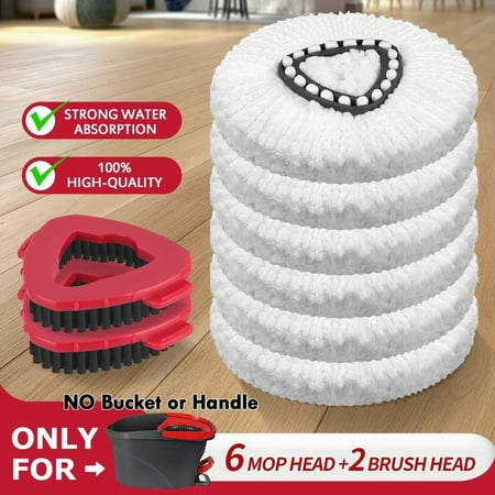 Microfiber Mop & Scrub Brush...
