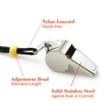 thumbnail image 3 of Whistles for Adults, Metal Whistle - Loetky Whistle, Stainless Steel Sports Whistle with Lanyard, Loud Crisp Sound Whistles Great for Coaches, Referees, and Officials, 3 of 6