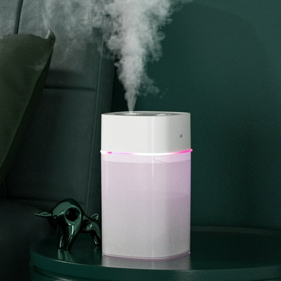 Dvkptbk Portable Car Desk Humidifier, Cool Mist Humidifier, Home Bedroom Office Humidifier, Colorful Marquee Lamp and Colorful Light Night Function Humidifiers Apartment Essentials on Clearance