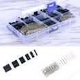 thumbnail image 6 of HEALEEP Wire Jumper Crimp Cable Pin Connector Header Housing Kit 620Pcs for Connector Cables in Black, 6 of 8
