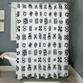 thumbnail image 3 of CafePress - West Africa Adinkra Symbols - Unique Fabric Shower Curtain 70" x 72", 3 of 3