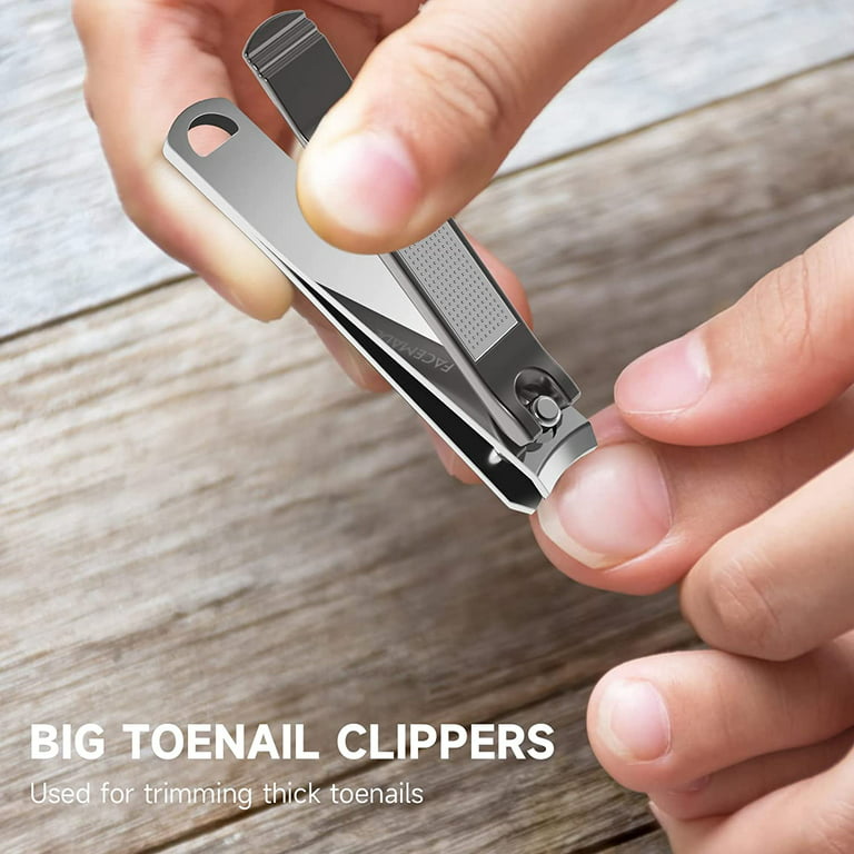 FERYES Nail Clipper - Fingernail Clippers and Toenail Clippers Set With  Built-in Nail File – Stainless Steel Sharp Nail Cutter Manicure Clippers  for