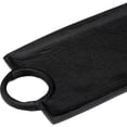 thumbnail image 6 of Sagebrook Home Metal, Set Of 2 26/32", Flat Tray With Ring Handles, Black, Rectangle, 1"H, Solid Color - 32.0" x 6.0" x 1.0", 6 of 8