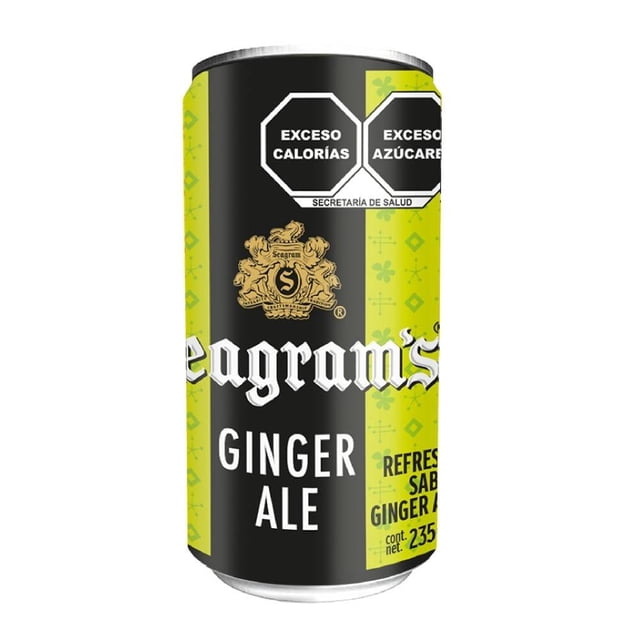 Refresco Seagram's sabor ginger ale de 235 ml