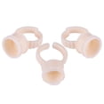 thumbnail image 1 of Disposable Glue Rings, 3 Types 100pcs Silicone Semi-permanent  Ink Ring Cup For Pigment Holder, 1 of 8