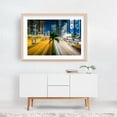 thumbnail image 5 of Palms on Connaught Road - Hong Kong Photography Cityscape Nightlife Neon Sign Skyline Architecture Street Photography Tropical Oak Framed Wall Art Print 5 x 7 inches, 5 of 6