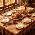 thumbnail image 6 of OCCOA 20 Piece Thanksgiving Disposable Tableware Set with Fall Pumpkin Design, Paper Plates Cups Napkins for Harvest Party Decoration, B, 6 of 6