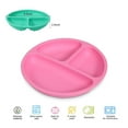 thumbnail image 6 of Garvee Suction Plates for Babies & Toddlers, 100% Silicone, Plates Stay Put with Suction Feature | Divided Design | Microwave & Dishwasher Safe | 3 Pack, 6 of 6