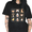 Black-1, variant on White He Is Not Here He Has Risen Christian Cross Floral Graphic T-Shirt Matthew 28:6 Religious Easter Casual Tops S-5XL