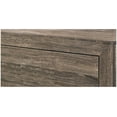 thumbnail image 4 of Grey Finish Fabric 1pc Full Size Panel Bed Beautiful Wooden Bedroom Furniture Contemporary Style Box Spring Required + Full + Grey + Bed Frame + Wood, 4 of 4