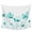 Blue, variant on Blue Aqua Flower Small Tapestry for Bedroom Wall Hanging Tapestry, White Floral Plant Herb Botanical Ceiling Backdrop Tapestries Poster Blanket Wall Decor for Teens Room Living Room Dorm 23" x 28"