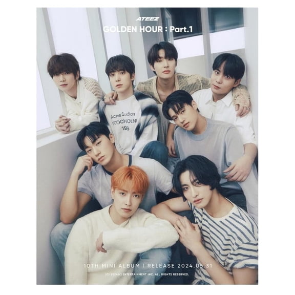 Ateez Golden Hour Part 1 Hongjoong Seonghwa Yunho Yeosang San Mingi Wooyoung Jongho Photo Music