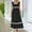 Black, variant on Lisbinx Plus Size Dresses for Curvy Women Sleeveless Crew Neck Solid Evening Gown Tank Dresse Flowy Maxi Dresses Regular Fit Beachwear Cotton Loose for Party