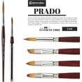 thumbnail image 4 of Escoda Prado Tame Synthetic Brush - Round, Short Handle, Size 4, 4 of 4
