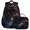 Multicolour 2, variant on Herdesigns Marble Flower Backpack with Lunch Box Gray and Black Floral Lightweight Large Travel Work Laptop Backpacks Set Casual Daypacks