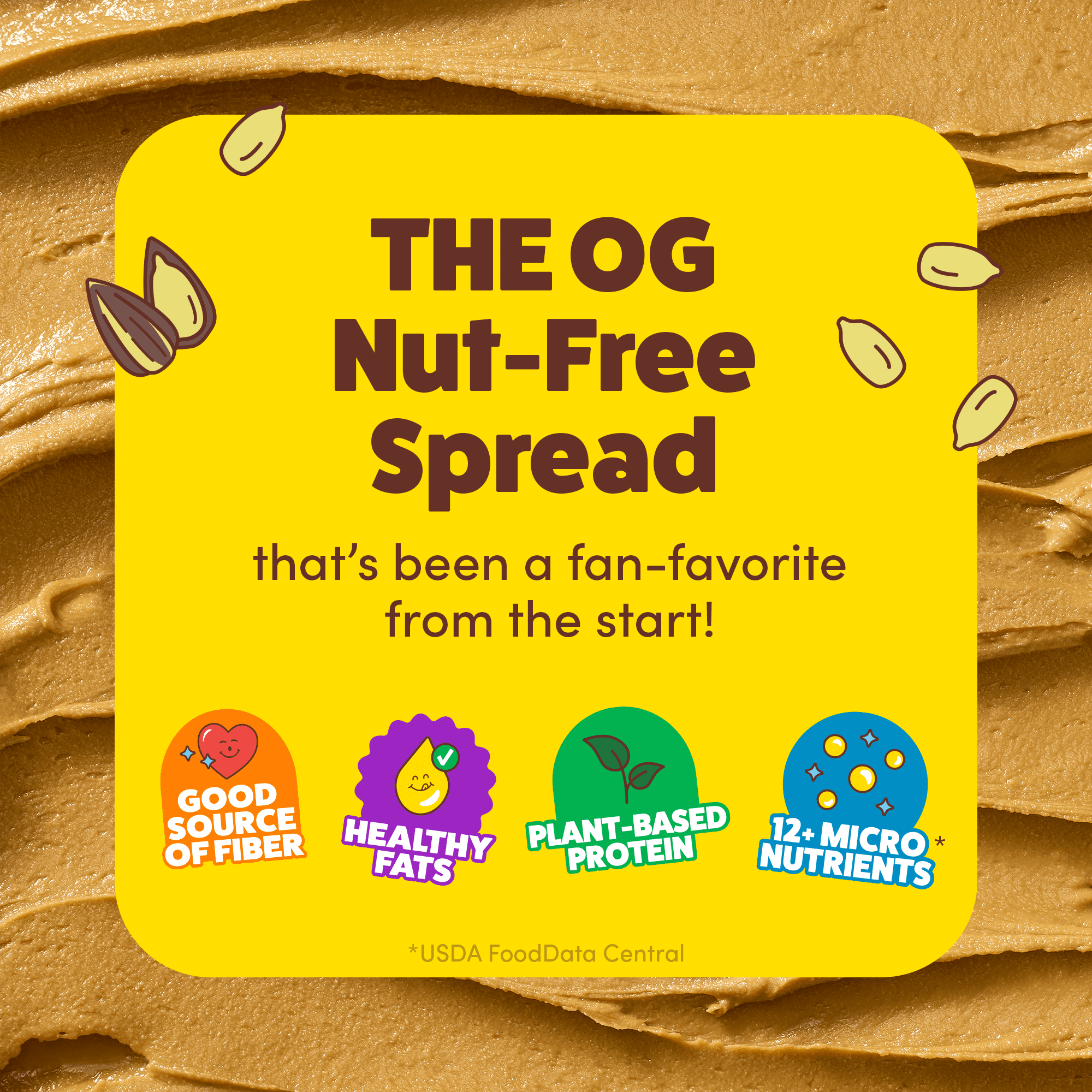 (3 pack) SunButter Original Sunflower Seed Butter 16 oz Jar