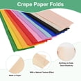 thumbnail image 2 of 20-Pack Crepe Paper, 3.3ft x 20 Inch /100 x 50cm Soft Wide Crepe Paper Streamer Sheet, Decorative Craft Streamer [Nude Color], 2 of 6