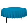 thumbnail image 2 of Gee Di Moda Tablecloth - 90" Inch Round Tablecloths for Circular Table Cover in Caribbean Washable Polyester - Great for Buffet Table, Parties, Holiday Dinner & More, 2 of 3