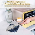 thumbnail image 6 of Marble Navy Blue Pot Holders for Kitchen Heatproof Potholder, 5 Pack Abstract Gold White Brick Stone Motif Hot Pads Multipurpose Oven Pads Cloth Potholders Trivet for Cooking Baking, 6 of 8